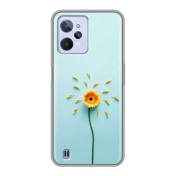 Чехол с принтом «Желтый цветок» для Realme C31