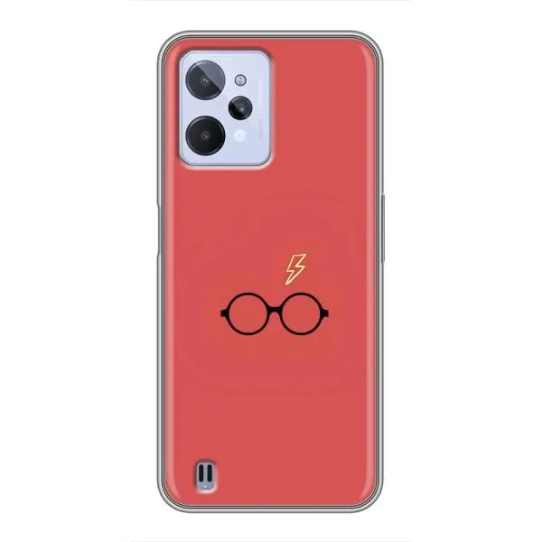 Чехол с принтом «шрам и очки» для Realme C31 Чехол с принтом «шрам и очки» для Realme C31