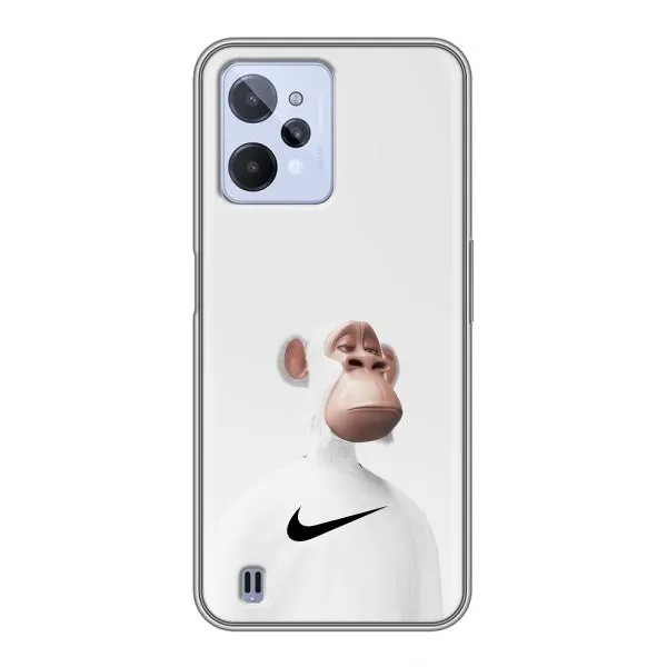 Чехол с принтом «обезьяна NFT Nike» для Realme C31