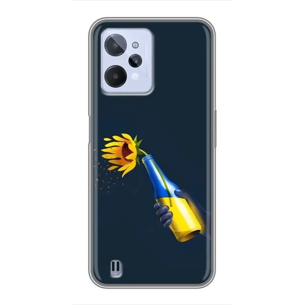 Чехол с принтом «Коктейль молотова» для Realme C31