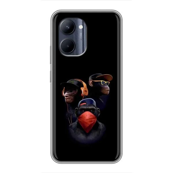 Чехол с принтом «Три обезьяны» для Realme C33 Чехол с принтом «Три обезьяны» для Realme C33