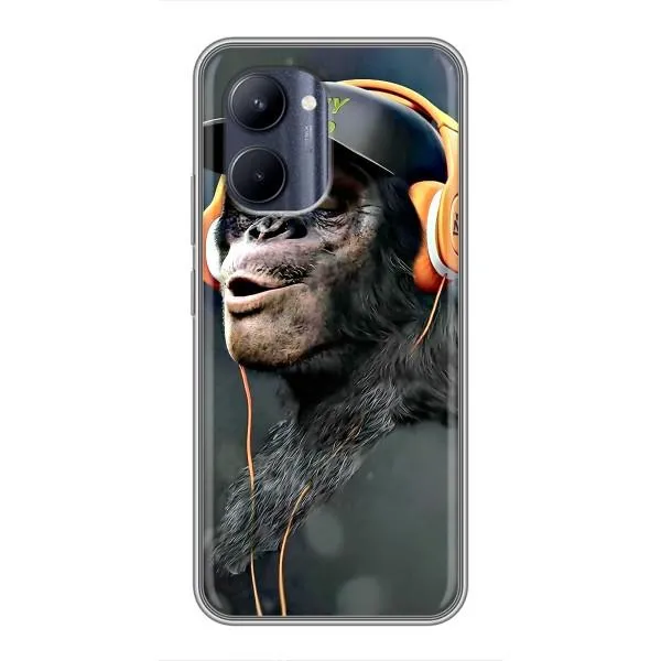 Чехол с принтом «В наушниках» для Realme C33 Чехол с принтом «В наушниках» для Realme C33