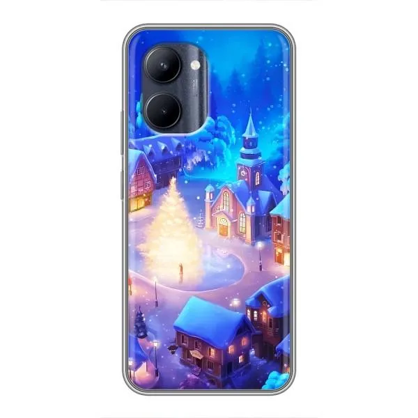 Чехол с принтом «Рождественский город» для Realme C33
