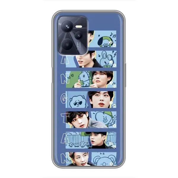 Чехол с принтом «Bangtan» для Realme C35 Чехол с принтом «Bangtan» для Realme C35