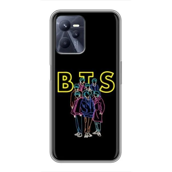 Чехол с принтом «BTS стайл» для Realme C35 Чехол с принтом «BTS стайл» для Realme C35