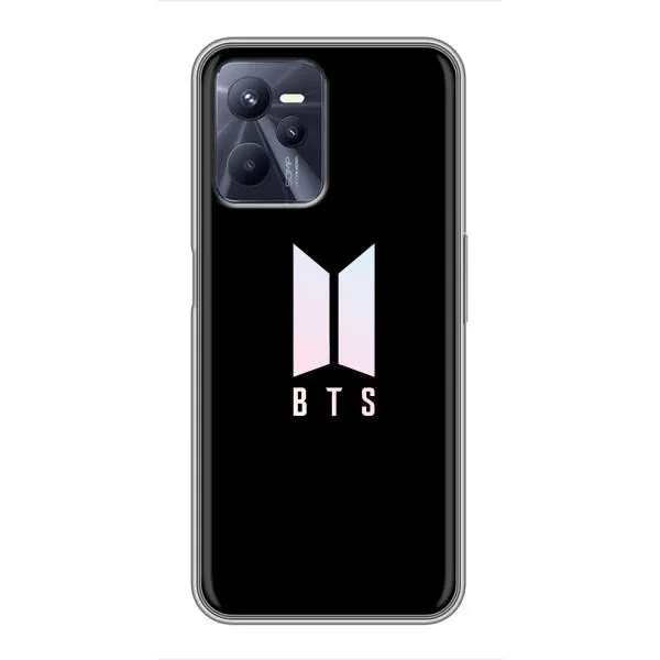 Чехол с принтом «Лого BTS» для Realme C35 Чехол с принтом «Лого BTS» для Realme C35