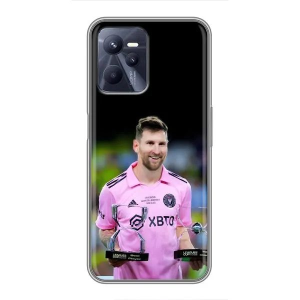 Чехол с принтом «Кубки Месси» для Realme C35