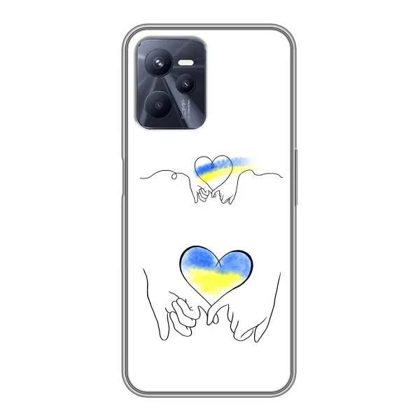 Чехол с принтом «Мир Украине» для Realme C35 Чехол с принтом «Мир Украине» для Realme C35