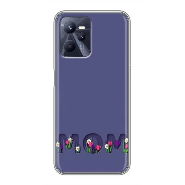 Чехол с принтом «Мама в цветах» для Realme C35