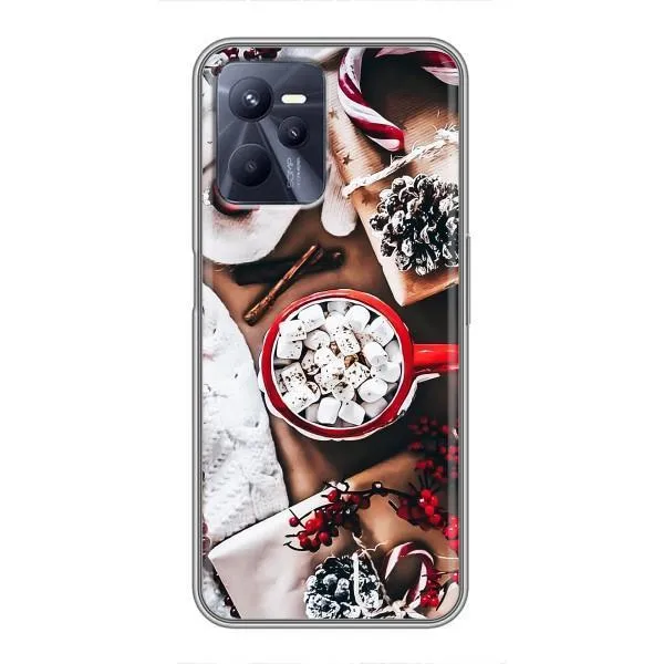 Чехол с принтом «Рождественская атмосфера» для Realme C35 Чехол с принтом «Рождественская атмосфера» для Realme C35
