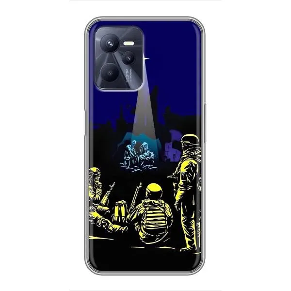 Чехол с принтом «Рождество в Украине» для Realme C35 Чехол с принтом «Рождество в Украине» для Realme C35