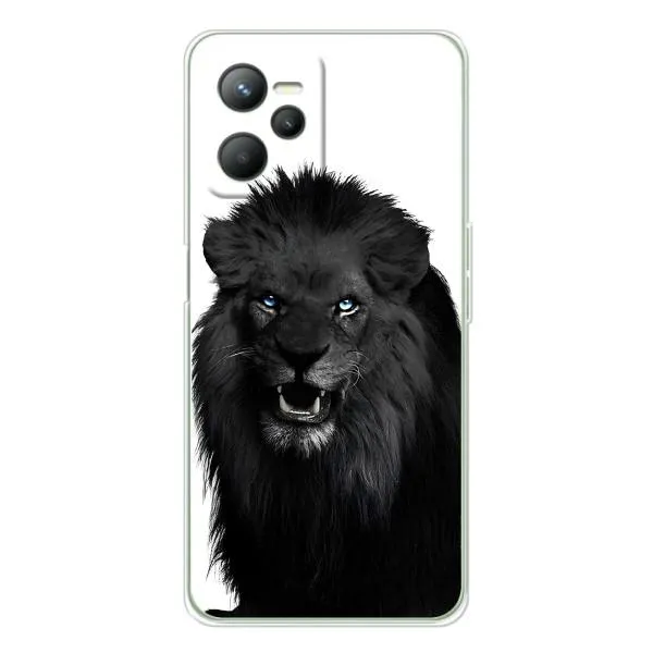 Чохол з принтом «Чорний ЛЕВ» для Realme C36 Чохол з принтом «Чорний ЛЕВ» для Realme C36