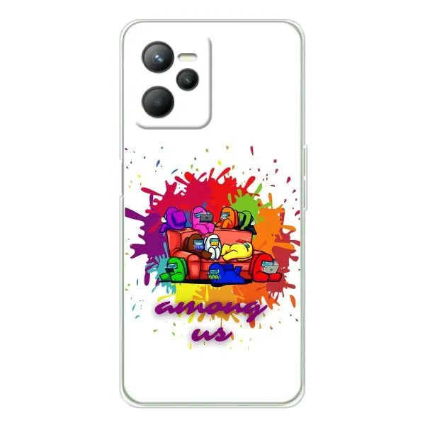 Чехол с принтом «Яркий АмонгАс» для Realme C36