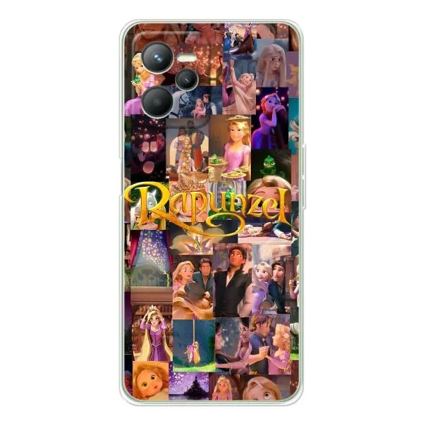 Чехол с принтом «Коллаж Рапунцель» для Realme C36 Чехол с принтом «Коллаж Рапунцель» для Realme C36