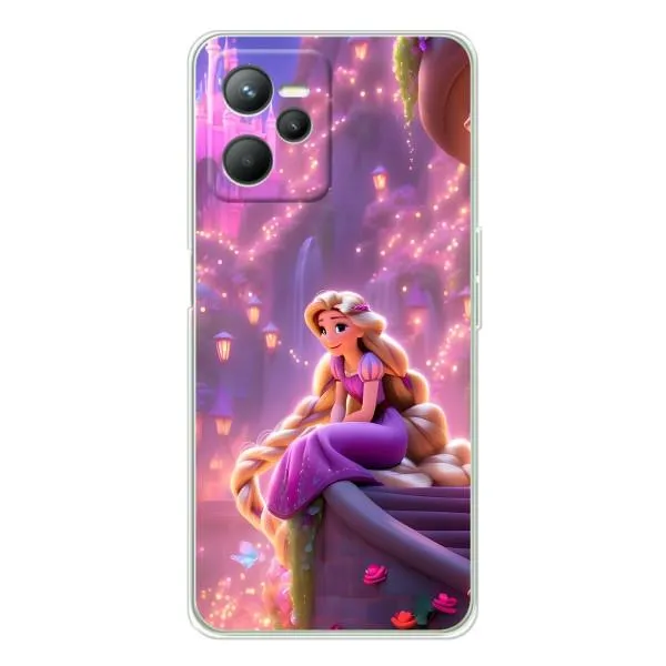 Чехол с принтом «Рапунцель в замке» для Realme C36 Чехол с принтом «Рапунцель в замке» для Realme C36