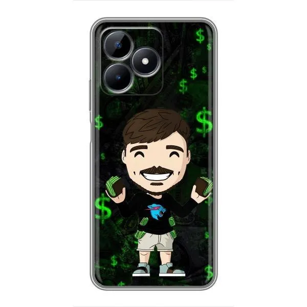 Чехол с принтом «Блогер Beast» для Realme C51 Чехол с принтом «Блогер Beast» для Realme C51