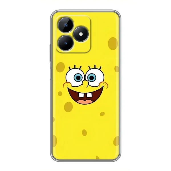 Чехол с принтом «Мордашка Спанч Боба» для Realme C51 Чехол с принтом «Мордашка Спанч Боба» для Realme C51