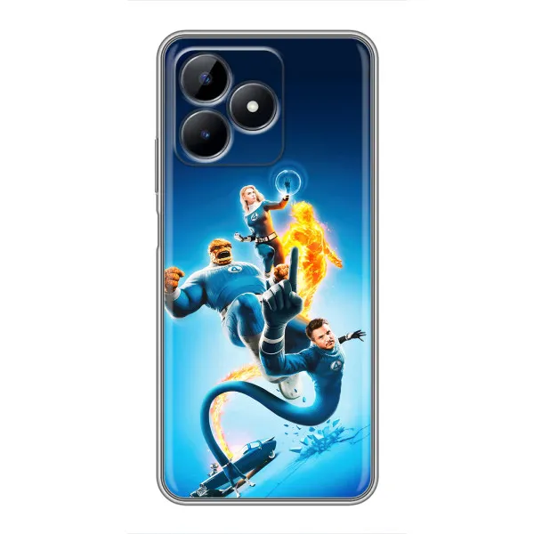 Чехол с принтом «Герои Фантастическая Четверка» для Realme C51
