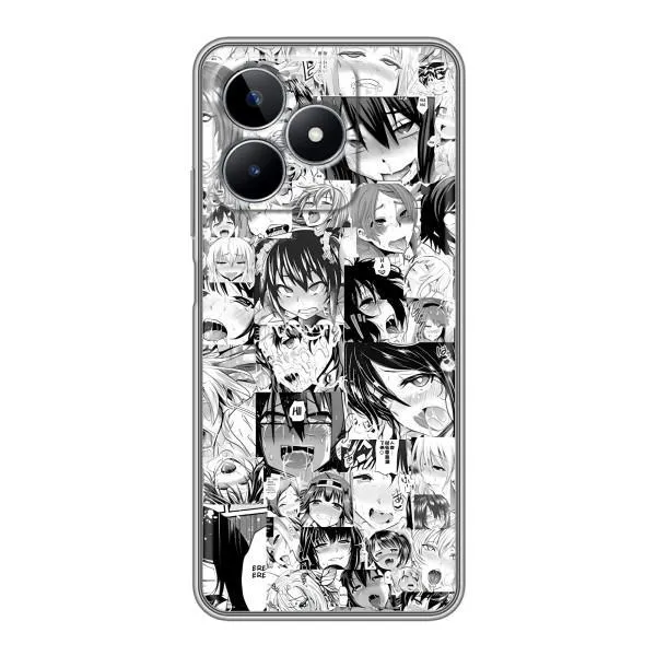 Чехол с принтом «Ahegao manga» для Realme C53