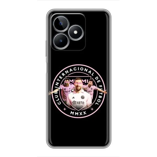 Чехол с принтом «Месси в лого» для Realme C53