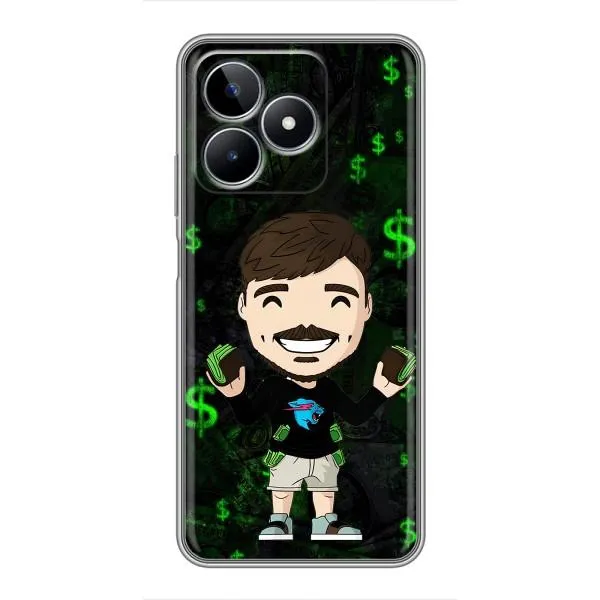 Чехол с принтом «Блогер Beast» для Realme C53 Чехол с принтом «Блогер Beast» для Realme C53