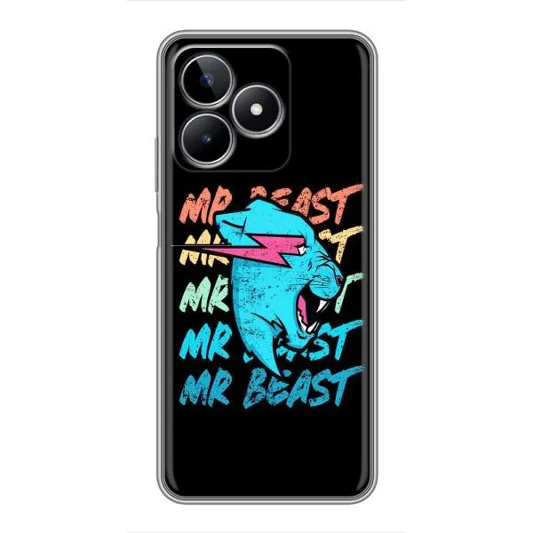 Чехол с принтом «logo Mr beast» для Realme C53 Чехол с принтом «logo Mr beast» для Realme C53