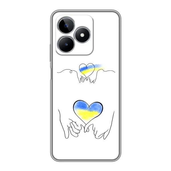 Чехол с принтом «Мир Украине» для Realme C53 Чехол с принтом «Мир Украине» для Realme C53