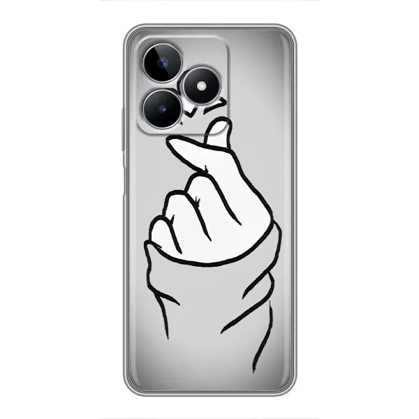 Чехол с принтом «Значок Love» для Realme C53