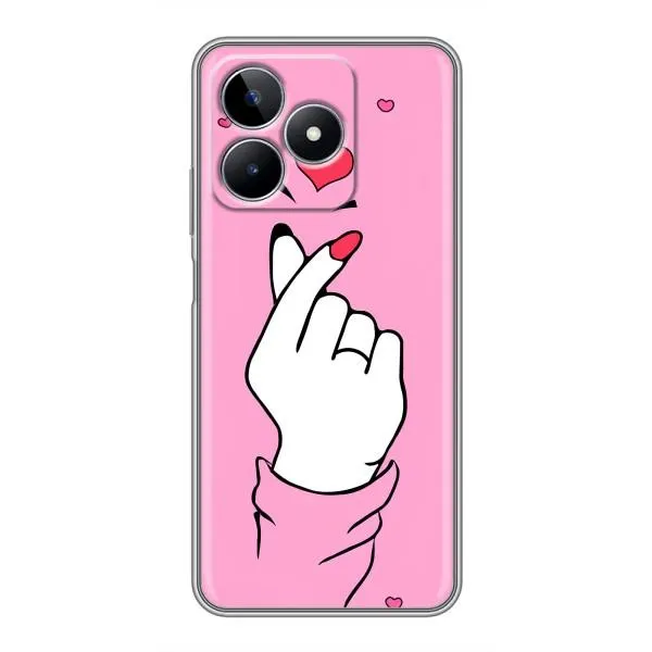 Чехол с принтом «Знак Love» для Realme C53