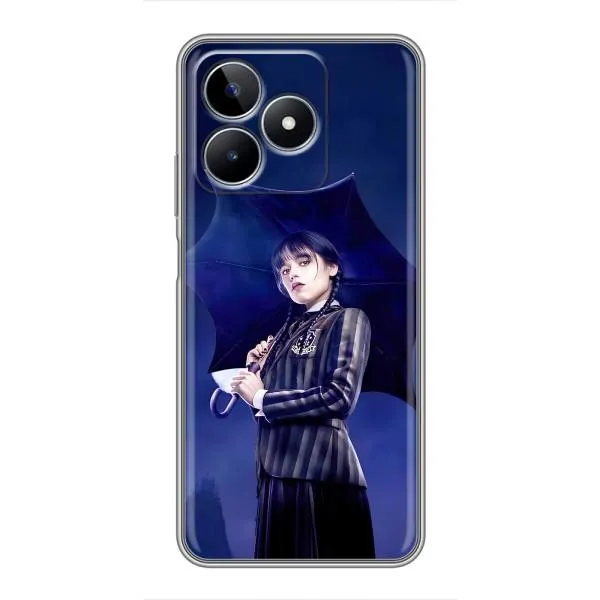 Чохол з принтом «Венздей з парасолькою» для Realme C53