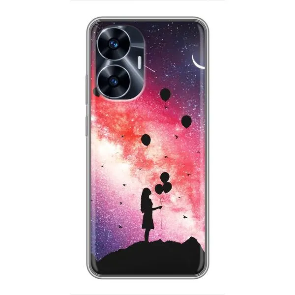 Чехол с принтом «С шариками» для Realme C55