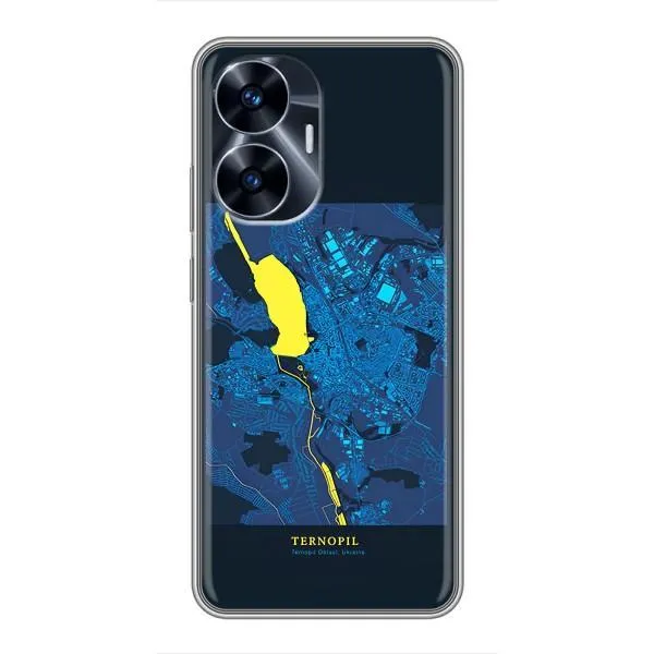 Чехол с принтом «Тернополь» для Realme C55