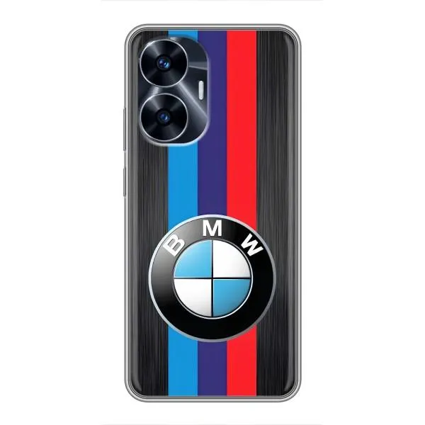 Чехол с принтом «Лого BMW» для Realme C55 Чехол с принтом «Лого BMW» для Realme C55