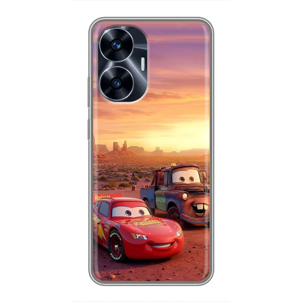 Чехол с принтом «Маквин и Метр» для Realme C55 Чехол с принтом «Маквин и Метр» для Realme C55