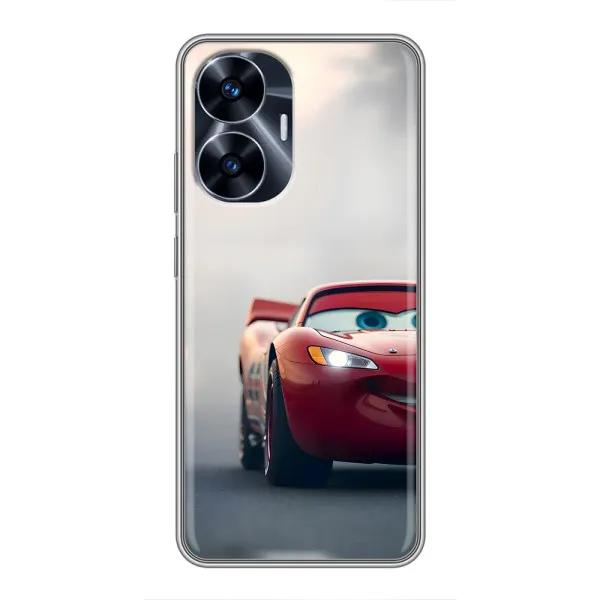 Чехол с принтом «Скоростной Маквин» для Realme C55 Чехол с принтом «Скоростной Маквин» для Realme C55