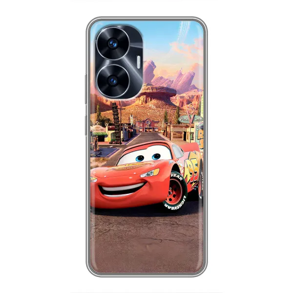 Чехол с принтом «Радиаторный Спрингс Маквин» для Realme C55 Чехол с принтом «Радиаторный Спрингс Маквин» для Realme C55