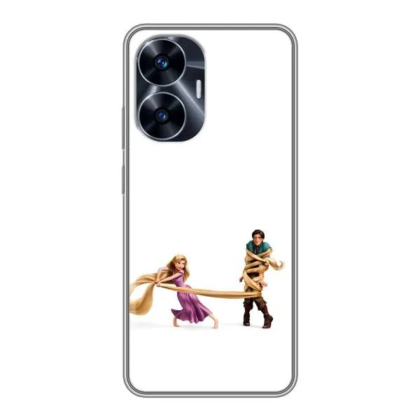 Чехол с принтом «Рапунцель и Флин» для Realme C55