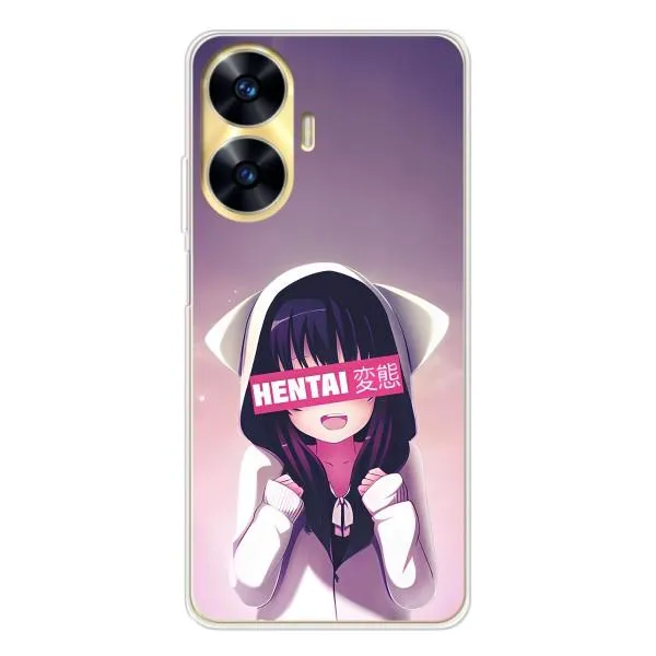 Чехол с принтом «Hentai chan» для Realme C56 Чехол с принтом «Hentai chan» для Realme C56