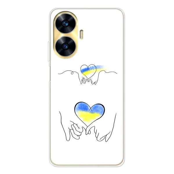 Чехол с принтом «Мир Украине» для Realme C56