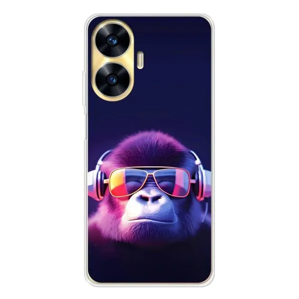 Чехол с принтом «Стильная обезьяна» для Realme C56 Чехол с принтом «Стильная обезьяна» для Realme C56