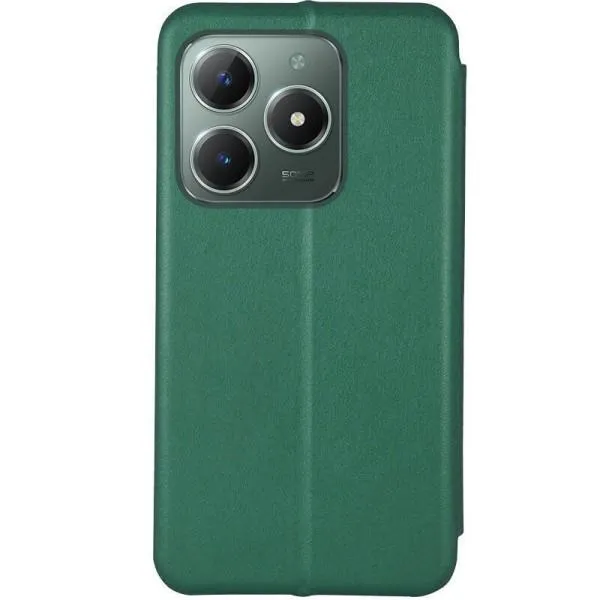 Кожаный чехол-книжка Classy для Realme C61 4G — Зеленый — фото 2