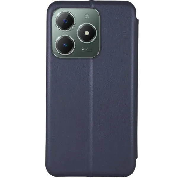 Кожаный чехол-книжка Classy для Realme C61 4G — Темно-синий — фото 3 Кожаный чехол-книжка Classy для Realme C61 4G — Темно-синий — фото 3