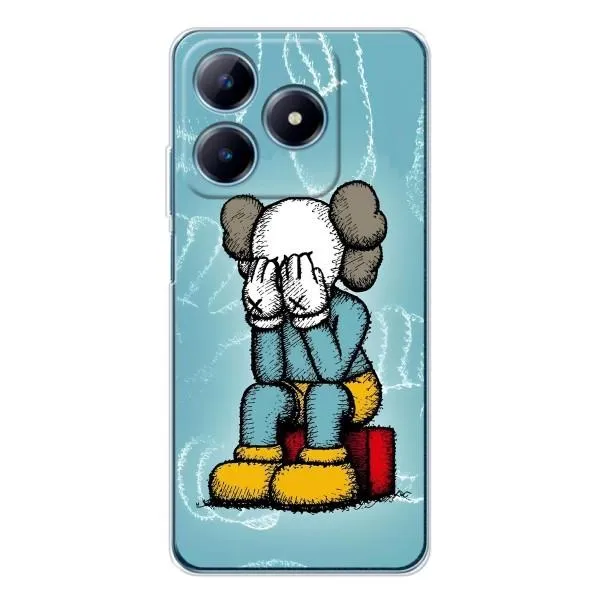 Чехол с принтом «Плач Bearbrick» для Realme C61 Чехол с принтом «Плач Bearbrick» для Realme C61
