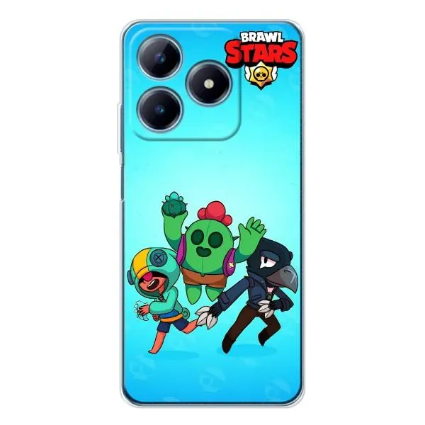 Чехол с принтом «Трио героев» для Realme C61