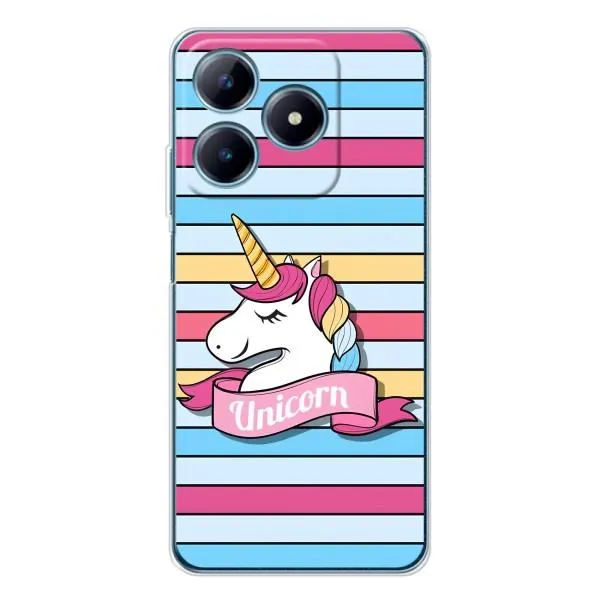 Чехол с принтом «Unicorn» для Realme C61