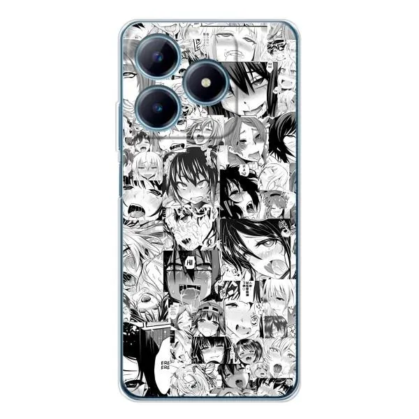 Чехол с принтом «Ahegao manga» для Realme C63 4G