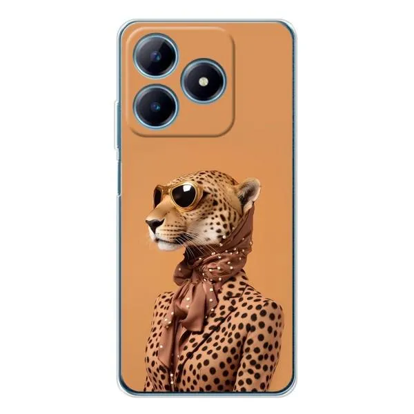 Чехол с принтом «Стильный леопард» для Realme C63 4G Чехол с принтом «Стильный леопард» для Realme C63 4G