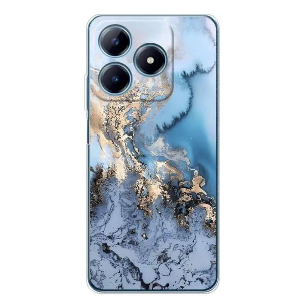 Чехол с принтом «Нежный мрамор» для Realme C63 4G
