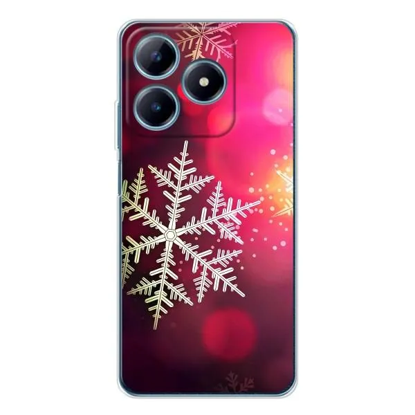 Чехол с принтом «Снежинка» для Realme C63 4G