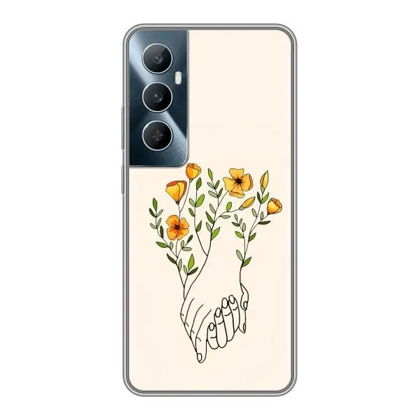 Чехол с принтом «Руки любви» для Realme C65